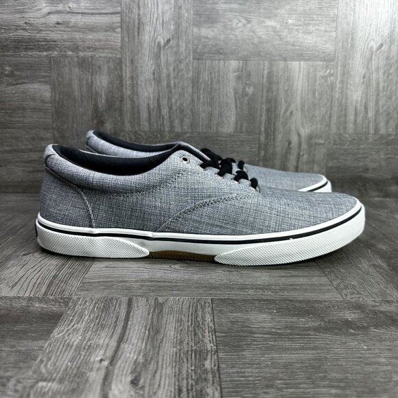 Sperry Halyard CVO Men's size 13 Grey Canvas Casual Shoes - Picture 1 of 8